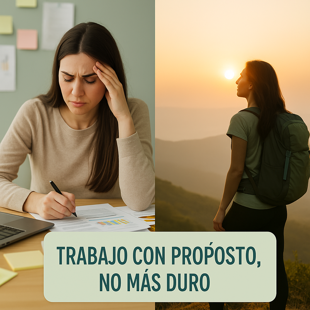 Adiós al “trabajo duro”: apuesta por trabajo significativo, enfocado y sostenible.