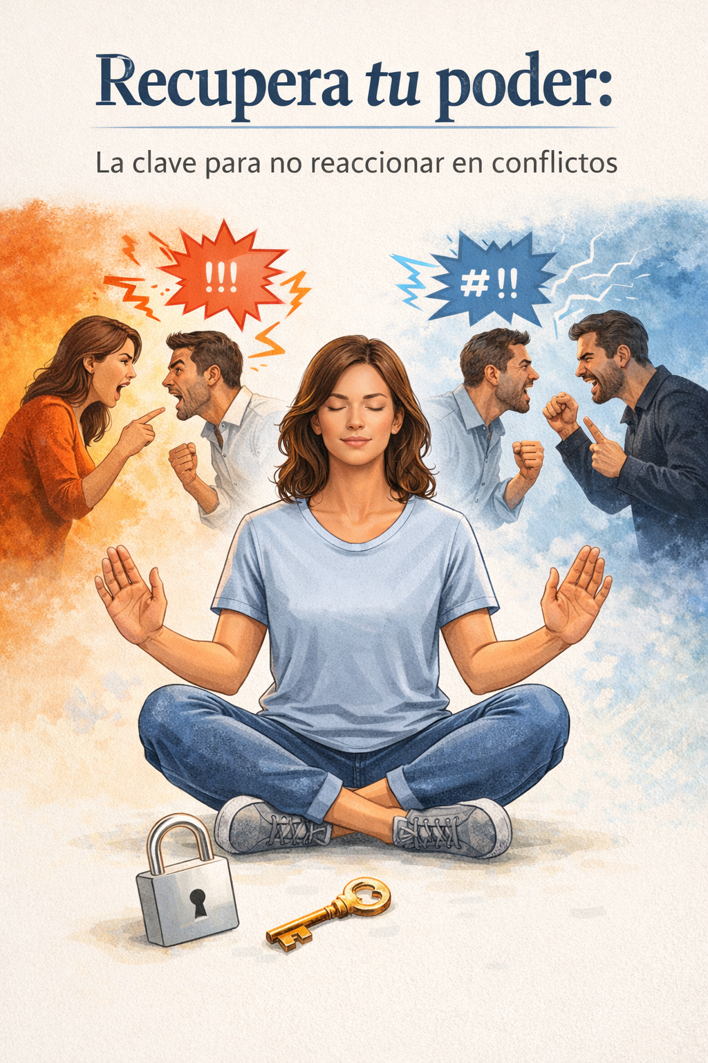 Recupera tu poder: La clave para no reaccionar en conflictos