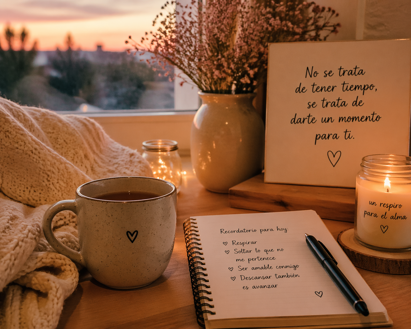 Volver a mí después de un día exigente