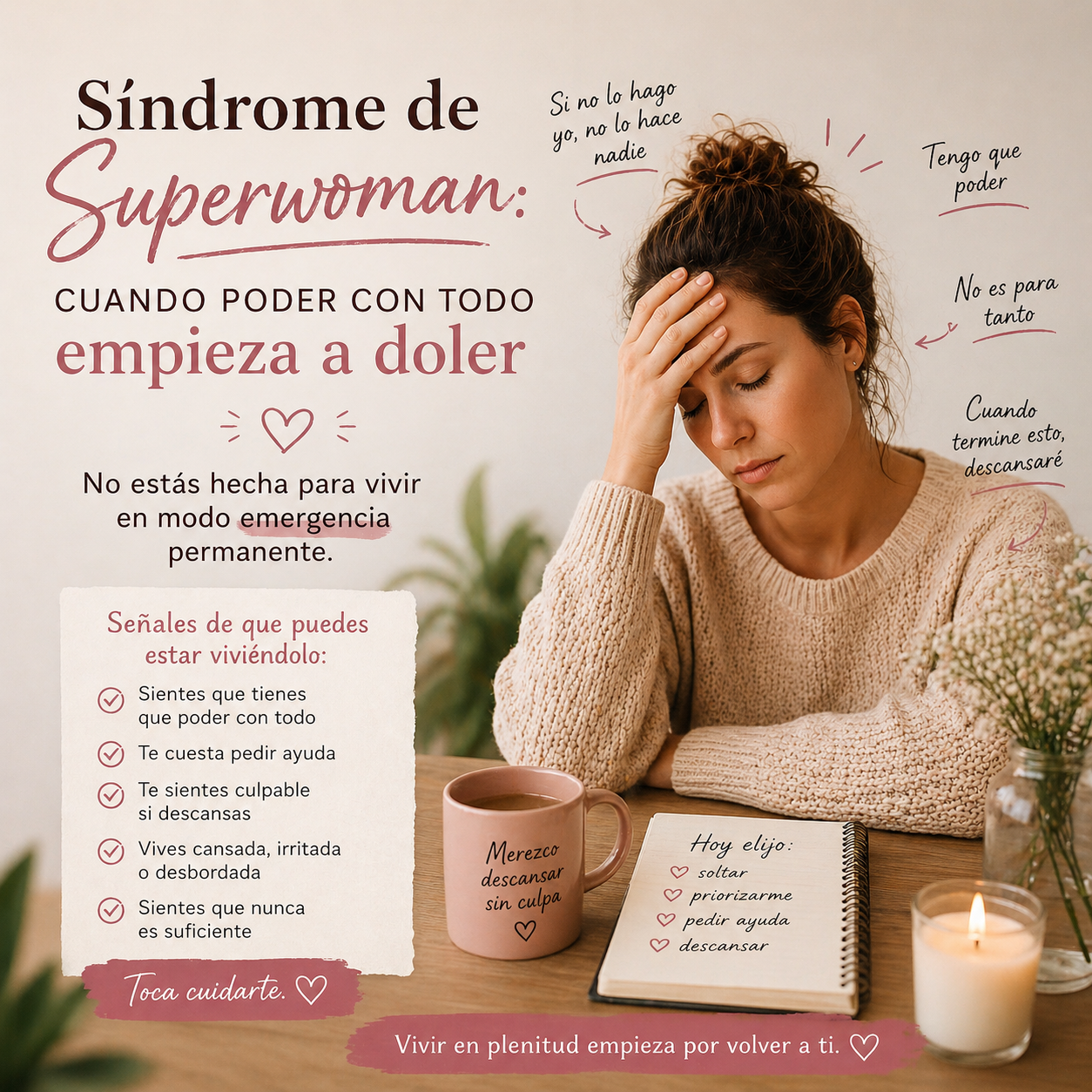 Síndrome de Superwoman: cuando poder con todo empieza a doler
